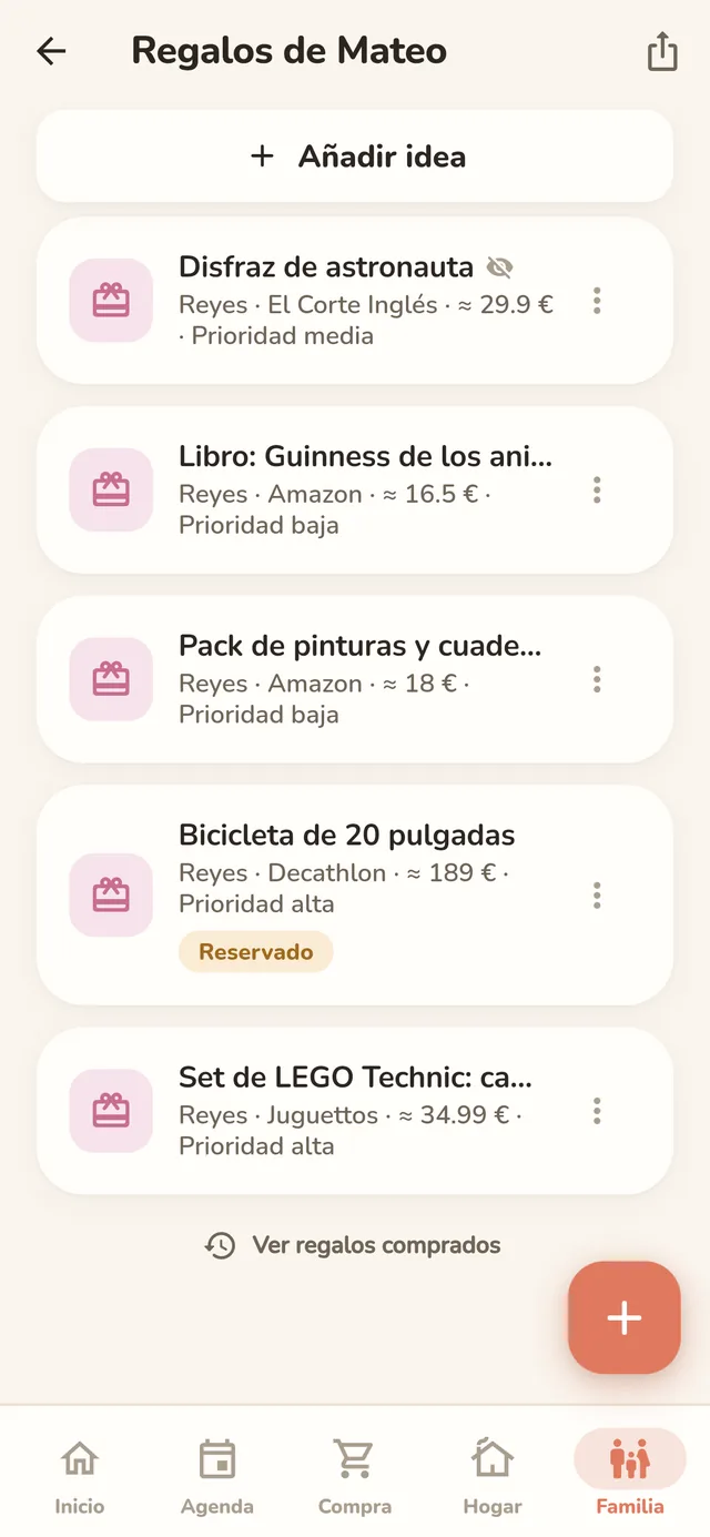Regalos en Nidovo